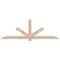 Ekena Millwork Kennewick Smooth Timber Gable Bracket, Douglas Fir, 108"W x 36"H x 5 1/2"D x 5 1/2"F, 8/12 Pitch GBW108X36X0606KEN00SDF - alternate 1